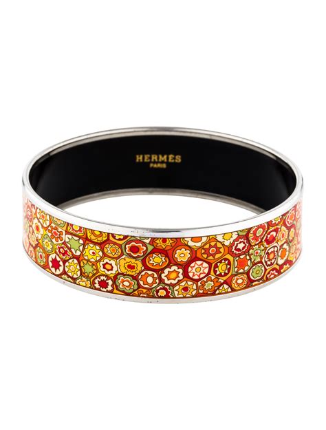 hermes painted wood bracelet|Hermes bracelets for sale.